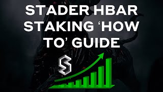 Stader HBAR Staking How to Guide  Step by Step Instructions [upl. by Aihsekat]