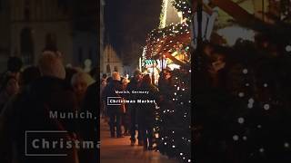 Munich Christkindlmarkt Christmas Market2023 in Marienplatz square Munich Germany 🇩🇪  Part 1 [upl. by Eseerehs483]