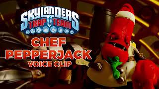 Skylanders Trap Team  Chef Pepper Jack voice clip  English [upl. by Aienahs107]