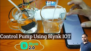 Smart Irrigation Using Blynk 20  Control Water Pump Using Blynk 20  Home Automation  Blynk 20 [upl. by Sayer]