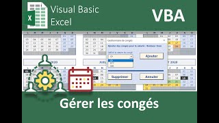 Organiser les congés sur un calendrier annuel [upl. by Ribal208]