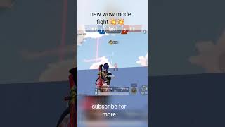 New wow mode fight 💥bgmiwow mode 1v2 fight reel shortshorts [upl. by Asiar]