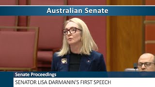 Senate Proceedings  Senator Lisa Darmanins First Speech [upl. by Yatzeck]