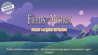 Fields of Mistria  Major Update 1 Trailer [upl. by Clover]