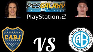 PES GALAXY LATINO 2023 PS2 BOCA VS BELGRANO [upl. by Crin]