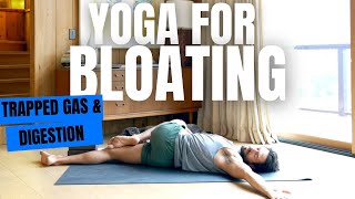 Yoga for Bloating Digestion Ulcerative Colitis amp IBS [upl. by Amadis90]