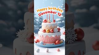 12 December Best Happy Birthday Song Happy Birthday WhatsApp Status shorts celebrationavenue [upl. by Kcarb]