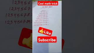 COOL MATH TRICKmathslearningmathproblemshorts [upl. by Rayna]