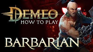 Demeo  How to Play the Barbarian [upl. by Aracat]