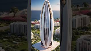 Luxury Skyscraper tower ²⁴ tower city building short shortvideo shortsvideo shortsfeed [upl. by Trimble918]