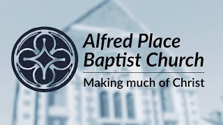 Alfred Place Baptist Church  Evening Service  10th November 2024 [upl. by Giralda]