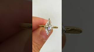 Rare Moissanite Promise Ring Design💍💫 shortsvideo [upl. by Parrish]