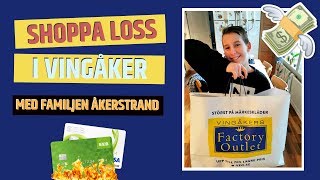 VLOGG  Vi Shoppar Loss På Vingåker Factory Outlet [upl. by Egreog]