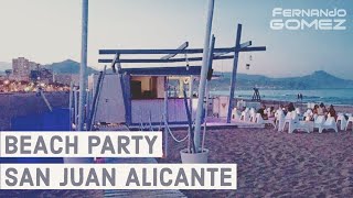 Teatre Playa  Beach Party  Playa de San Juan Alicante [upl. by Alwitt440]