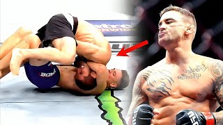 DUSTIN POIRIERS GUILLOTINEand How it Can Work on Islam Makhachev at UFC 302 [upl. by Rofotsirk570]