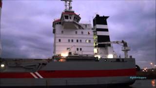 Ship NASSAUBORG Departs Lock 4E Welland Canal 2015 [upl. by Powers]