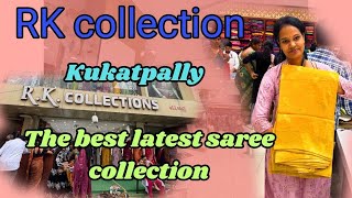 RK collection  beautiful saree collection divyakiranvlogs kukatpally rkcollection [upl. by Friend141]