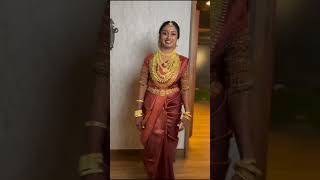 𝐤𝐞𝐫𝐚𝐥𝐚 𝐛𝐫𝐢𝐝𝐞🌟👌 keralawedding keralabride keralabridalmakeup shortsvideo vairalvideo [upl. by Jethro]