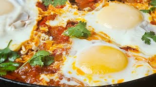 Shakshuka RecipeEggs Shakshuka 😋😋African n Arabic Breakfast ♥️ Cafe style breakfast at home [upl. by Dublin125]