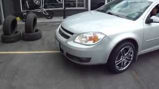 HILLYARD CUSTOM RIMampTIRE 2008 CHEVROLET COBALT 17 INCH CHROME RIMS BLACK INSERTS [upl. by Delphina759]