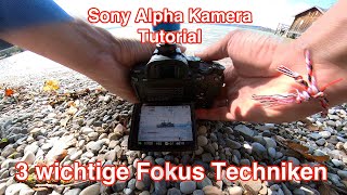 3 wichtige Fokustechniken an Sony Alpha Kameras [upl. by Ibrad]