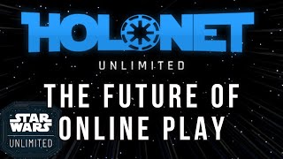 Star Wars Unlimited Online play using the new Holonet Unlimited starwarsunlimited starwars ccg [upl. by Nnylhsa499]