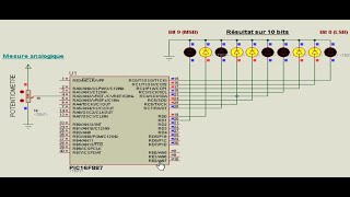 Microcontrolleurtuto1ADC Conversion Analogique Numérique Principe et exemple [upl. by Jahdal608]