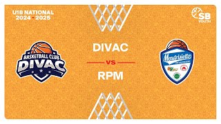 U18 National｜Day 4 DIVAC vs RPM [upl. by Anyahs]