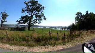 Driving from Lakes Entrance to Mount Hotham through Alpine Road near Tambo River 10 January 2022 [upl. by Riamo718]