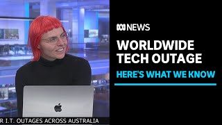 Australians hit by a worldwide tech outage Heres what we know  ABC News [upl. by Adnah362]