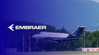 The Praetor 600 amp Phenom 300E Arrives at EBACE 2022  Embraer Executive Jets [upl. by Hainahpez]