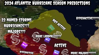 2024 Atlantic Hurricane Season Predictions [upl. by Kiki376]