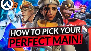 Choosing Your PERFECT MAIN HERO in Overwatch 2  DPS  TANK  SUPPORT Tips  Guide [upl. by Ramraj612]