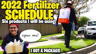 2022 fertilizer schedule  6 products to use Watch till the end for a surprise [upl. by Riane]