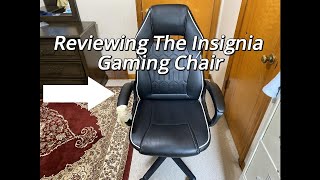 Insignia Essential Gaming Chair Review  The Best Budget Gaming Chair [upl. by Yhtuv]