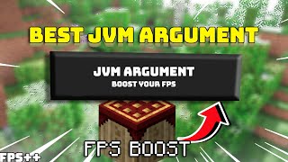 Best Jvm Arguments For FPS Boost Minecraft java edition Pojavlauncher [upl. by Niasuh]