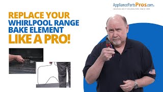 How To Replace A Whirlpool Range Bake Element [upl. by Baptlsta]