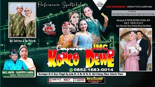 🔴CAMPURSARI JMC KONCO DEWE  WEDDING HALIM amp ANZELA  SANGKAN PARAN Sound System 02 [upl. by Eimmaj]