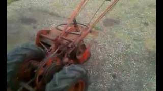 Simplicity model M tractor tiller sickle mower cultivator [upl. by Kilroy]