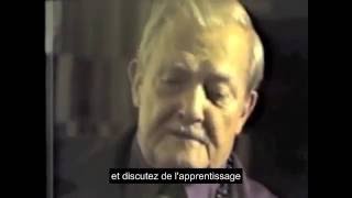 Dr Milton H Erickson forme les etudiants en hypnose FR [upl. by Prichard]