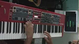 Clavia Nord Stage 2 HA76  tutorial by sidinholeal [upl. by Adnowal]