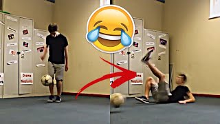 TOP 10 FUNNY FOOTBALL FREESTYLE FAILS😎😎 [upl. by Nork670]