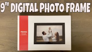 AEEZO WiFi Digital 9quot Picture Frame IPS Touch Screen 16GB Memory Share with Frameo APP [upl. by Egedan]