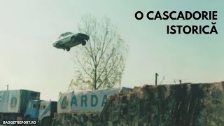 Povestea unei cascadorii istorice O Dacia a zburat 63 de metri [upl. by Olracnaig]