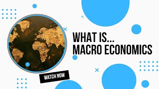 What is Macroeconomics [upl. by Lock143]