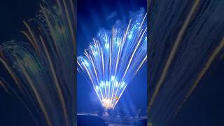 12quot inch 130s Blue Fireworks Fan Cake jeetonfireworks 吉腾12寸130发扇形组合 [upl. by Elleirbag]