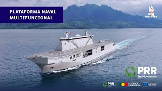 Cerimónia de assinatura do contrato para a construção da Plataforma Naval Multifuncional Gravação [upl. by Joed]