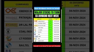 Best dividend stocks to invest in portfolio shorts beststocks nifty sharemarket bestinvestments [upl. by Lledner]