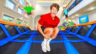 I Built a Trampoline Park in My House [upl. by Ludwig]