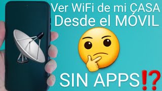 📶👀📱 Como VER CONTRASEÑA de mi WiFi desde mi CELULAR SIN APLICACIONES 2024 PASO a PASO [upl. by Kahler734]